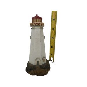 Lighthouse Figurine 5.5 in tall pottery and Resin
